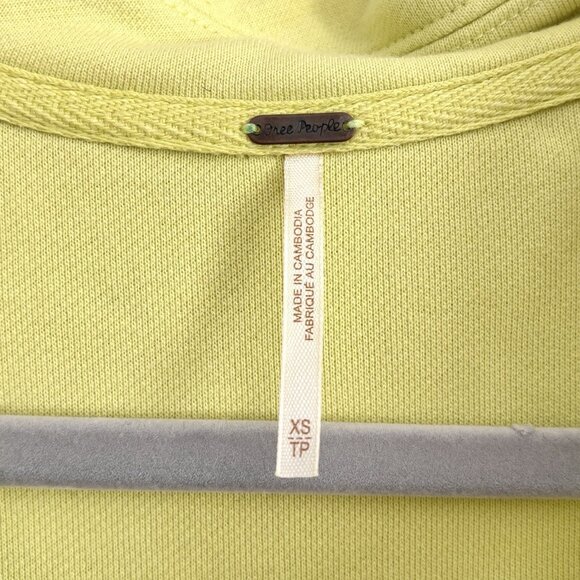 Free People Ruby Oversized Shacket Jacket in Luminary Yellow Green Women’s Sz XS - Picture 4 of 11